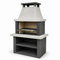Beton Grillkamin Grau 210x110x65 cm