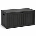 Garten Kunststoff Aufbewahrungsbox Polypropylen Anthrazit