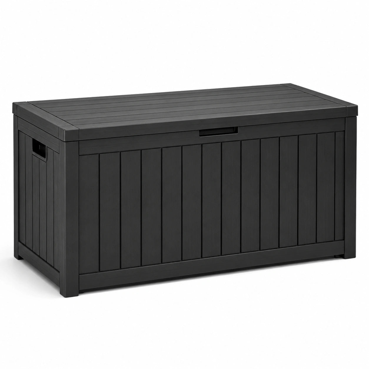 Garten Kunststoff Aufbewahrungsbox Polypropylen Anthrazit