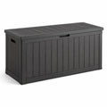 Gartenbox Aufbewahrungskiste Kunststoff 120x50x60 cm Anthrazit