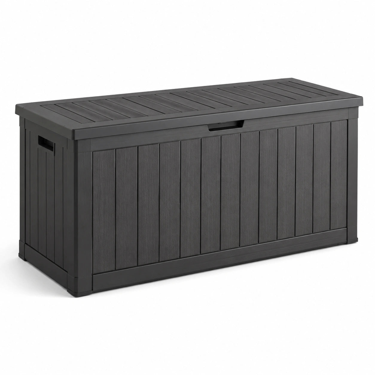 Gartenbox Aufbewahrungskiste Kunststoff 120x50x60 cm Anthrazit