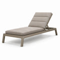 Sonnenliege Aluminium Stoff 200 cm Grau